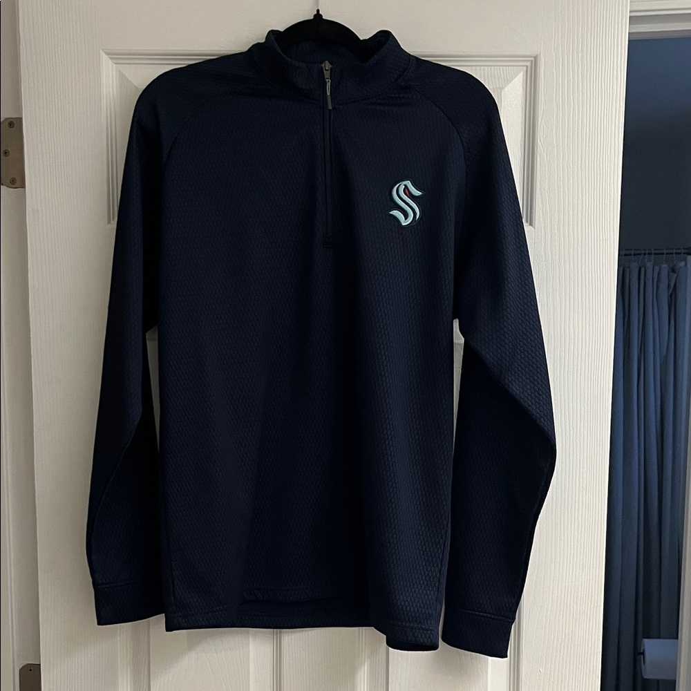 Seattle Kraken Hockey Quarter-Zip Pullover
